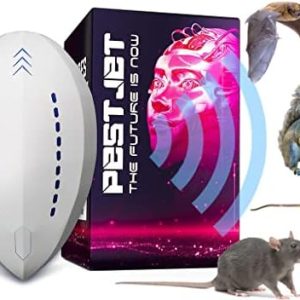 2023 Ultrasonic Pest Repeller Plug in – Outdoor/Indoor Electronic Pest Repellent – Get Rid of Rat Bat Mouse Squirrel Bug Bee Ant Spider Wasp Cockroach Fly Mosquito Rodent Termite Roach